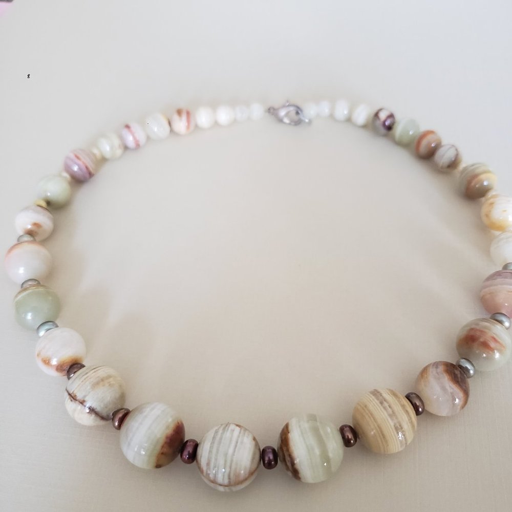 Kriaytions Calcite Stone Necklace NEW
